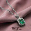 Japanese and korean popular copper inlaid zircon full diamond necklace women's light luxury niche new style non-fading titanium steel clavicle chain jewelry