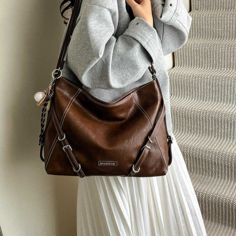 large-capacity easiest for match 2025autumnew arrival women's bag work clothing crossbody high-end shoulder bag armpit tote bag