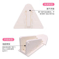 Triangular style - sliding door and window lock [white] - pack of 2