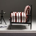 Red wu chair single sofa chair down detachable washable retrob&b designer living room lazy casual chair