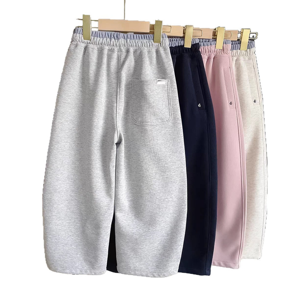 Korean style fashion spring new arrival sports casual pants  spring and autumn hot style loose versatile drawstring scimitar sweatpants for women