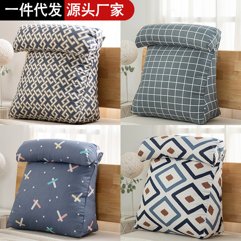 Multifunctional bed cushion bedside soft backrest office lumbar pillow tatami sofa waist cushion wholesale