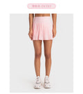 Spring/summer dopamine dressing: pleated tennis skirt & sexy cami yoga tank top workout set for women