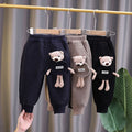 Kids' pants: new autumn/winter  collection - boys' and girls' athletic pants, baby outerwear, cartoon design, loose fit for toddlers and young children