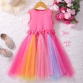 Girls' (toddler & little kid) dress, bowknot mesh sleeveless dress