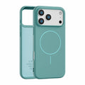 Suitable for apple 17air official tpu mobile phone case frosted magnetic iphone15 pure color 16 velvet mobile phone case