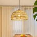 Japanese style log restaurant chandelier cream style dining table bar lamp rattan retrob&b bedroom balcony long line lamp