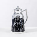 Black silver pattern