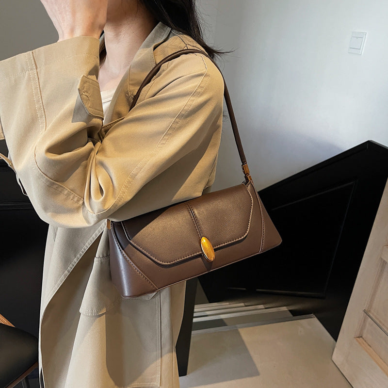 Fashion casual bag women's 2025 new autumn and winter retro versatile small square bag Korean version niche messenger bag