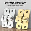 Latch door bolt buckle punch-free dual-purpose door lock buckle surface-mounted bathroom door hotel anti-theft door buckle