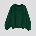 Amazon cross-border foreign trade autum gray sweatshirt short-sleeved k-stylecasualloosev necktopsplaidlong sleeves