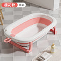 Baby bathtub foldable infant bath tub large size for toddlers, sit and lie down, home use, newborn and children's supplies