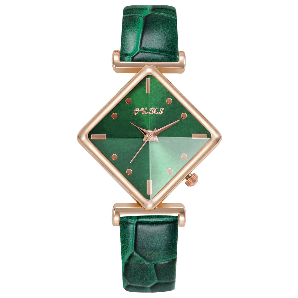 Elegant watch summer glass niche student casual sugar cube new diamond year quartz watch women's 2022 women's watch