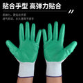 Protective gloves, labor protection, work, abrasion resistant, non-slip, white gauze, cotton yarn, nitrile rubber, labor, car repair, worker, carpentry, grafting