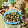 Children's day competitive electric dinosaur rotating fishing game educational balance board early education tabletop toy gift for boys and girls