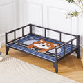 Pet iron bed neutral dog house bed off the subway art large, medium and small dogs teddy french fighting all year roundneutral dog house bed frame