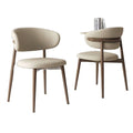 Wrought iron minimalist dining chair - home dining stool, restaurant backrest chair, light luxury design, high-end casual chair, makeup chair