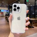 Suitable for apple 17promax transparent mobile phone case iphone16tpu anti-fall 15 space all-inclusive 13 protective cover