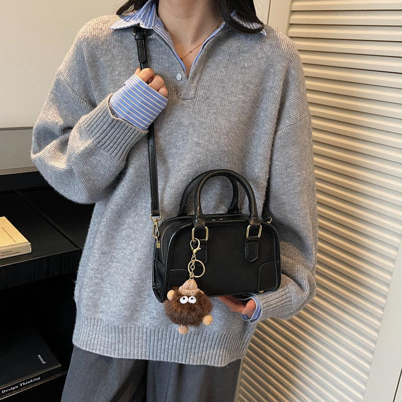 retro small square bag women's 2025 new high-end texture versatile commuter shoulder bag fashionable handbag crossbody bag