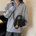 retro small square bag women's 2025 new high-end texture versatile commuter shoulder bag fashionable handbag crossbody bag