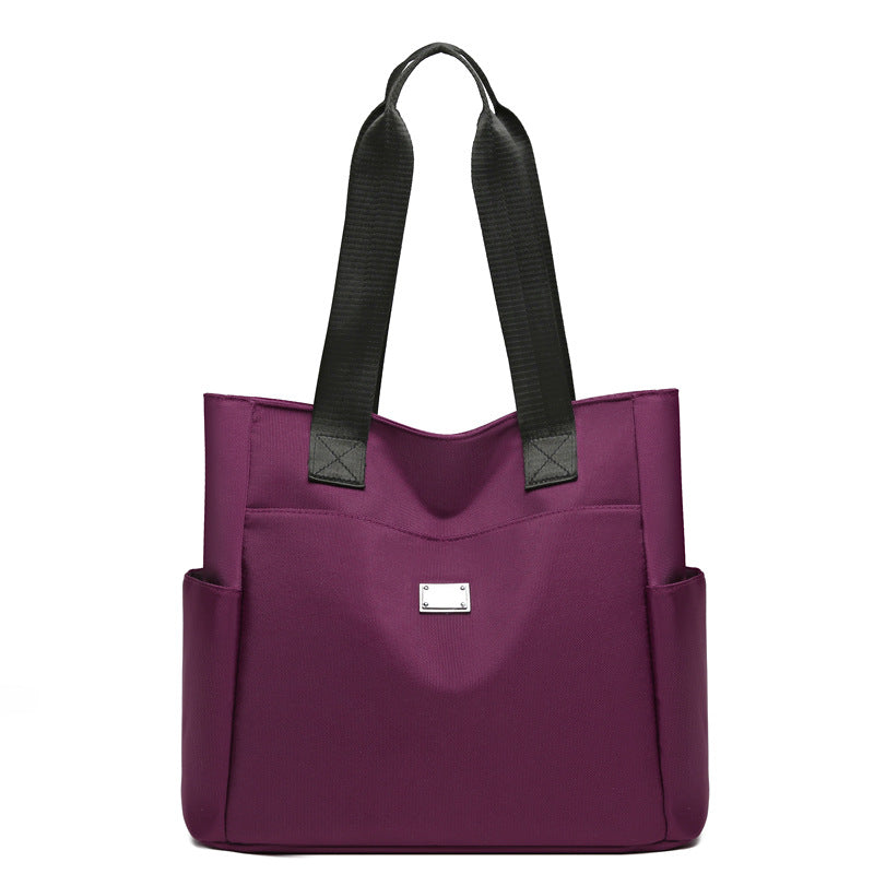 Trendy tote bag - large capacity women's travel shoulder bag - 2023 new cross-border oxford cloth bag wholesale