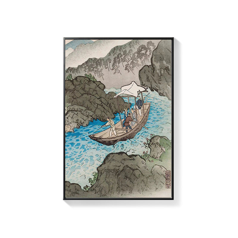Japanese Mount Fuji decorative painting Ukiyo-e Japanese Japanese Japanese style Japanese style Japanese style restaurant box hanging painting B & B hotel mural