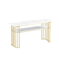 Scandinavian iron sofa chair accessible luxury nail salon back chair marble table manicure table soft bag manicure chair suit