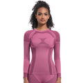 new arrival seamless knittinglong tight high elastic ski suit long sleeves sports running fitness yoga suit tops