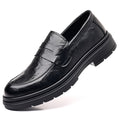 Genuine leather cowhide shoes men's shoes new arrival slip-on formal wear live hand-grabbed pattern breathable business casual slip-on leather shoes
