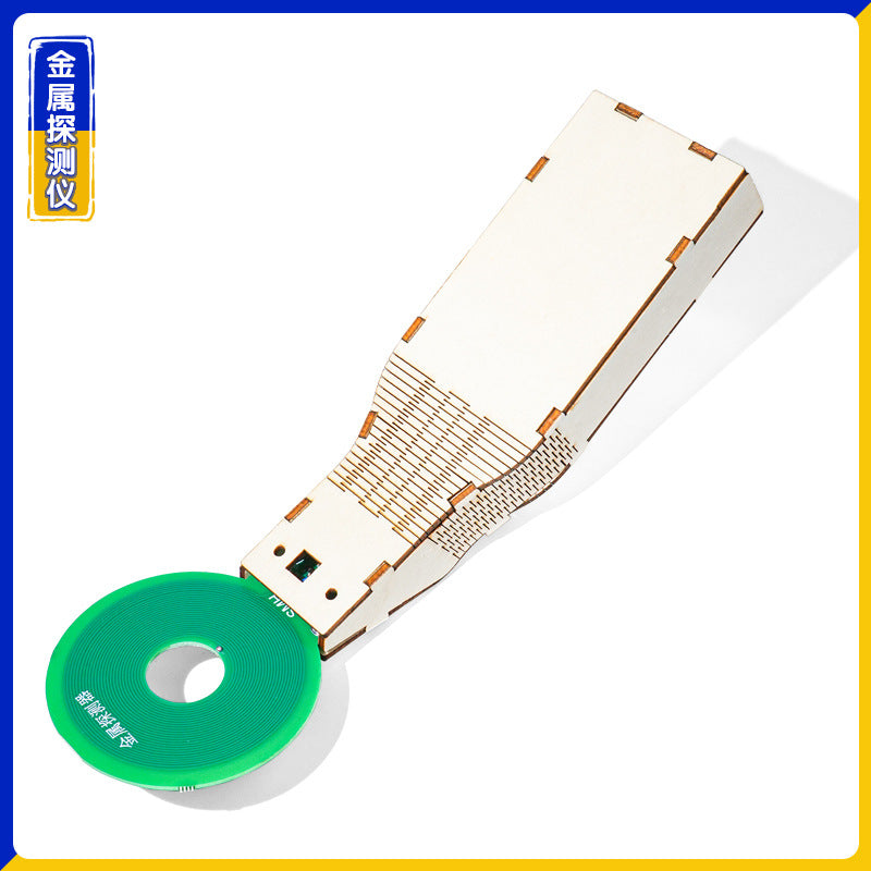 Metal detector, technology small production handmade DIY material small invention scientific experiment kit maker STEM