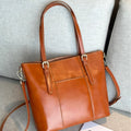 Large genuine leather women's bag 2025 new trendy fashion large capacity cowhide crossbody bag women's handbag tote shoulder bag