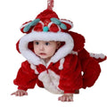 Winter new arrival: thickened outdoor cotton-padded clothes for babies - girls' infant outerwear, newborn rompers, winter apparel