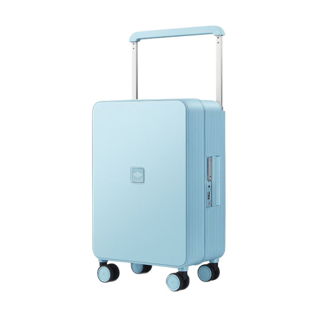 Boarding anti-drop wide tie rod aluminum frame suitcase 20 inches, small and lightweight, starting from one large-capacity password box