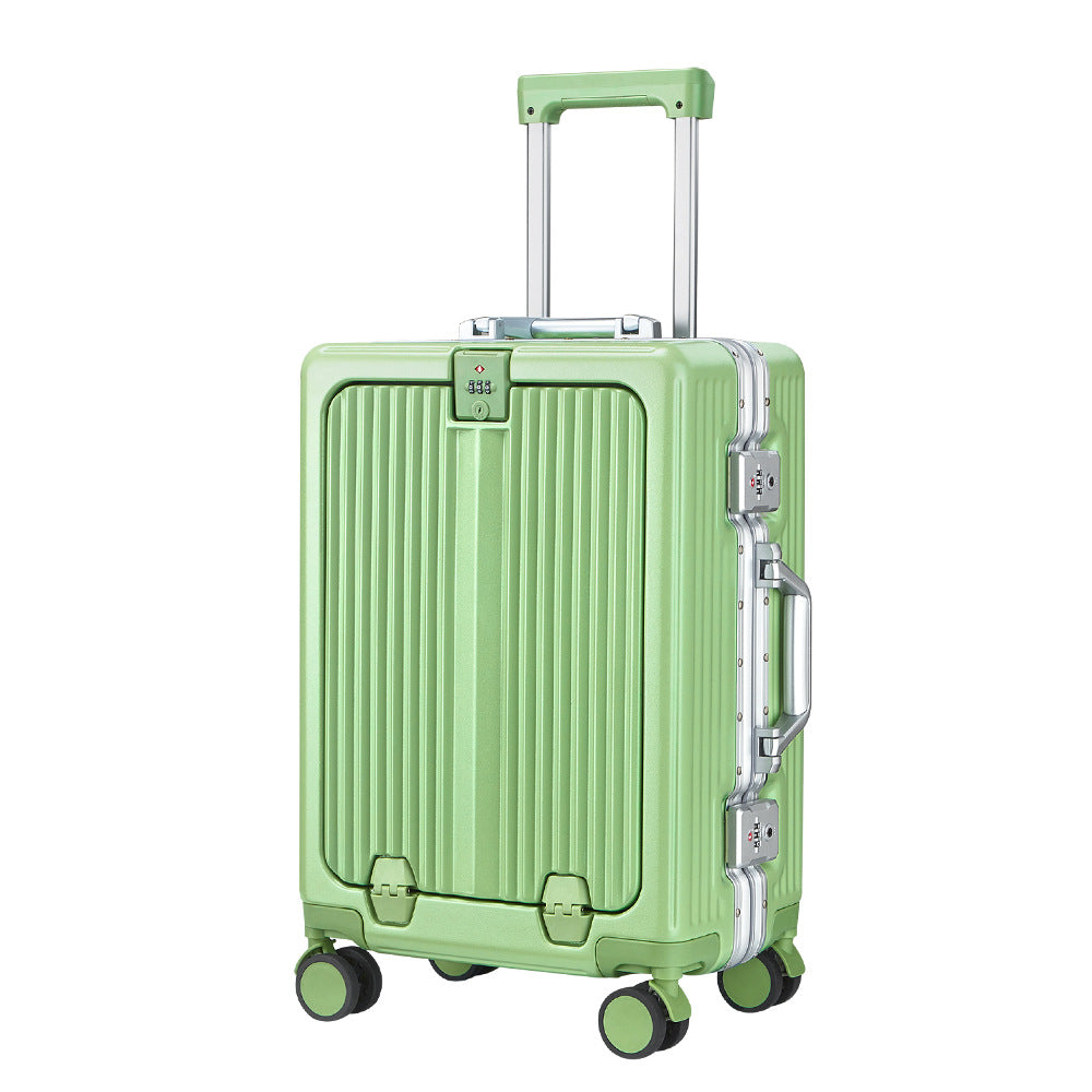 One piece of free shipping spot delivery 20-inch luggage boarding case universal wheel aluminum frame trolley case 24-inch anti-drop suitcase
