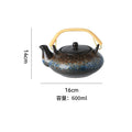 Spray blue-teapot
