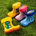 New cartoon waterproof rain boots for kids - boys, girls, toddlers, and preschoolers - rubber rain boots, short boots for outdoor use, kindergarten footwear