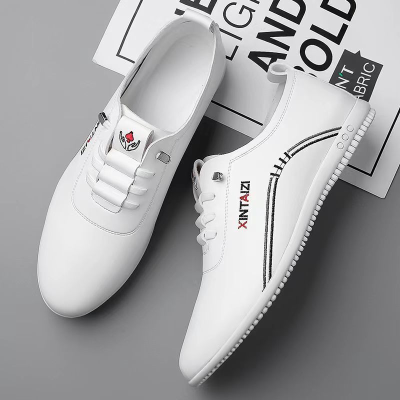Men's spring new soft leather loafers business casual men's leather shoes slip-on tiktok viral hot seller