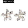 European and american cross-border metal lava flower earrings - luxury, high-end, niche design, fashionable and versatile earrings wholesale