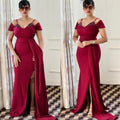 European and american  sexy evening dresses cross-border e-commerce african  bridesmaid wedding slip dresses
