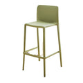 Scandinaviancasual bar chair modern normcore plastic backrest bar chair for home reinforced designer creative high stool
