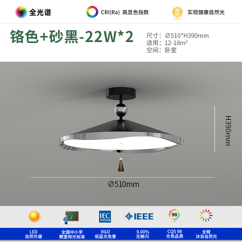 Medieval Creative Ceiling Light Bedroom Room Light Retro Restaurant Study Tea Room Advanced LED Eye Protection Lighting