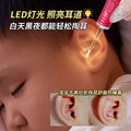 Ear cleaning kit - lighted ear spoon set for kids, babies, and adults - earwax removal tool with ear pick and ear clip combination