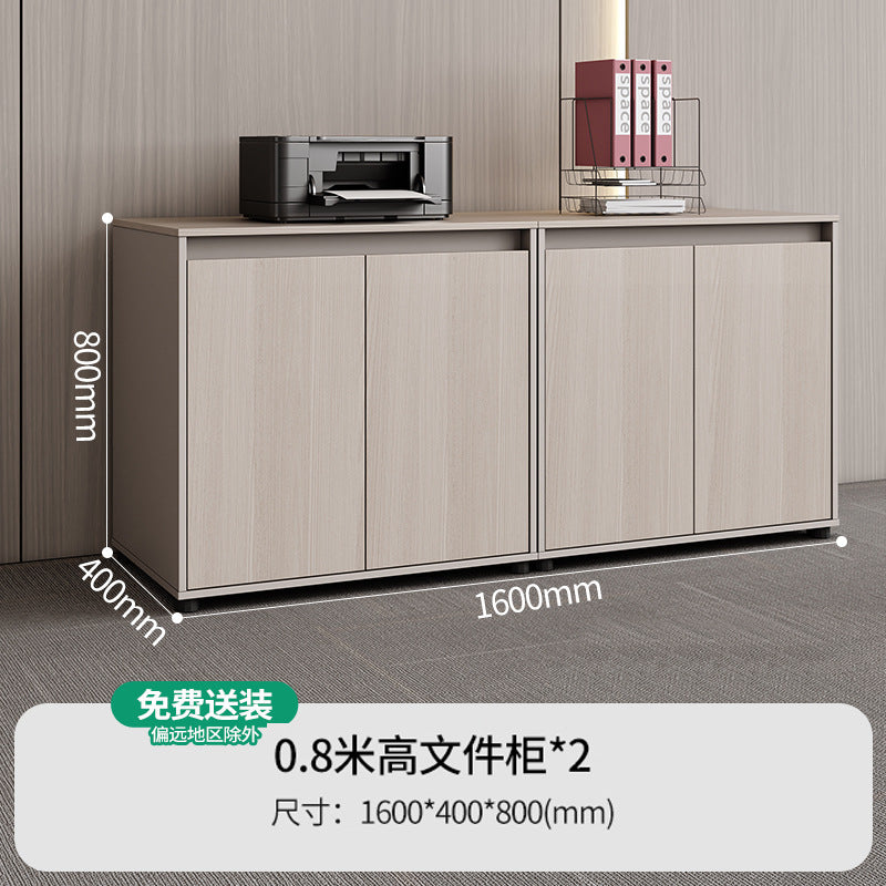 Filing cabinet low cabinet information cabinet casual modern office partition cabinet floor-standing side cabinet wooden cabinet office locker
