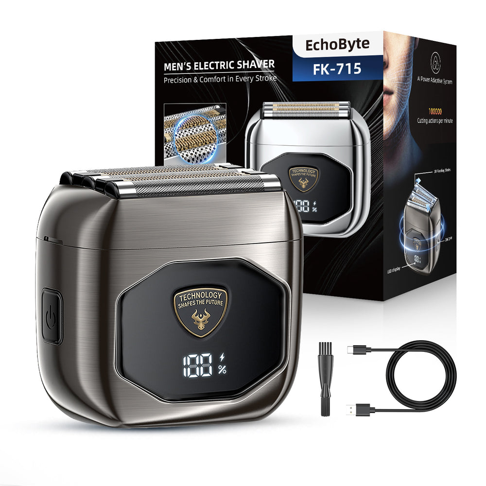New men's mini electric shaver - portable reciprocating, washable, rechargeable razor - wholesale
