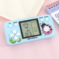 handheld tetris game console handle internet celebrity keychain backpack pendant supermarket grab machine gift