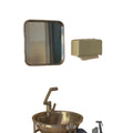 Ins blogger's same style makeup mirror bathroom mirror stainless steel bathroom dressing mirror b&b decorative wall hanging round mirror