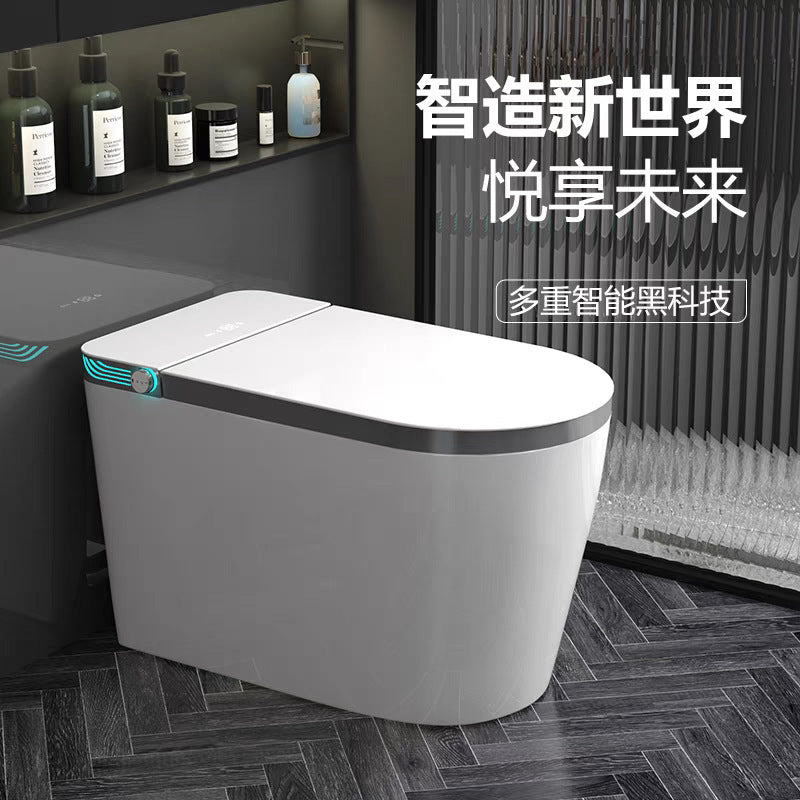 Smart toilet large size large seat integrated instant fully automatic no water pressure limit electric household toilet