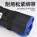 Roll-up tool bag tool kit electrician's portable waist bag wear-resistant storage bag multifunctional handheld installation roll-up bag