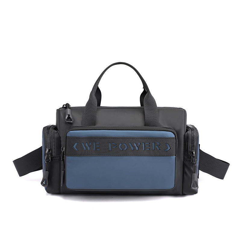 New men's trendy shoulder bag casual portable messenger bag outdoor sports messenger bag business briefcase wholesale