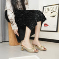 Square toe resort style woven cut out sandals for women easiest for matchbows flip-flops open toe square toe high heels